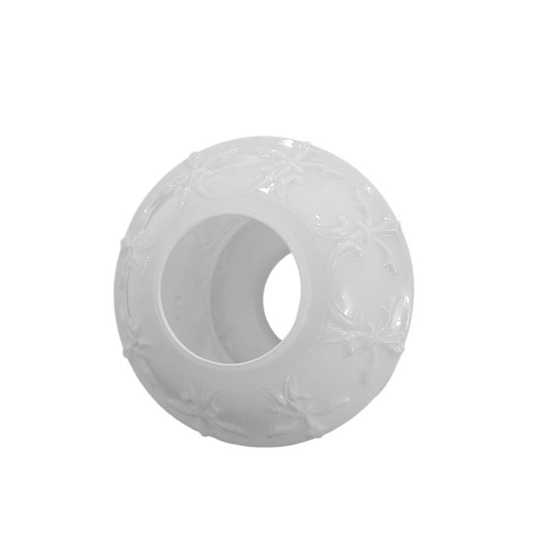 Náhradné tienidlo lesklé biele montážny otvor: 8,5cm