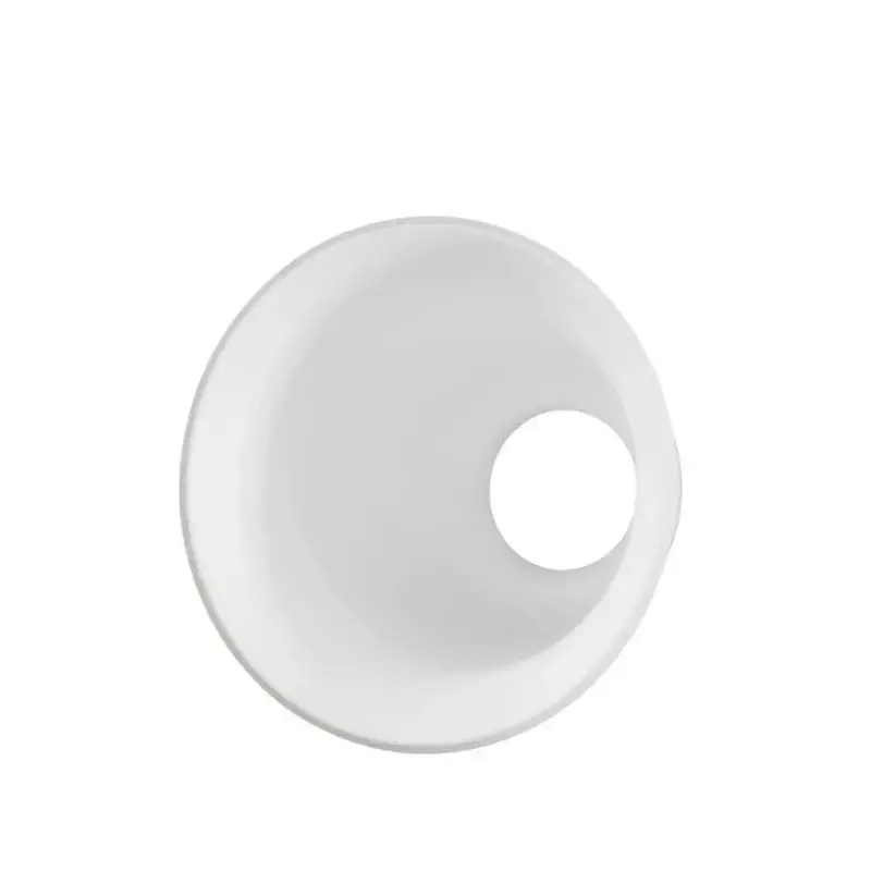 Náhradné tienidlo matné biele s hrdlom, priemer 12,5cm, montážny otvor: 5,6cm 