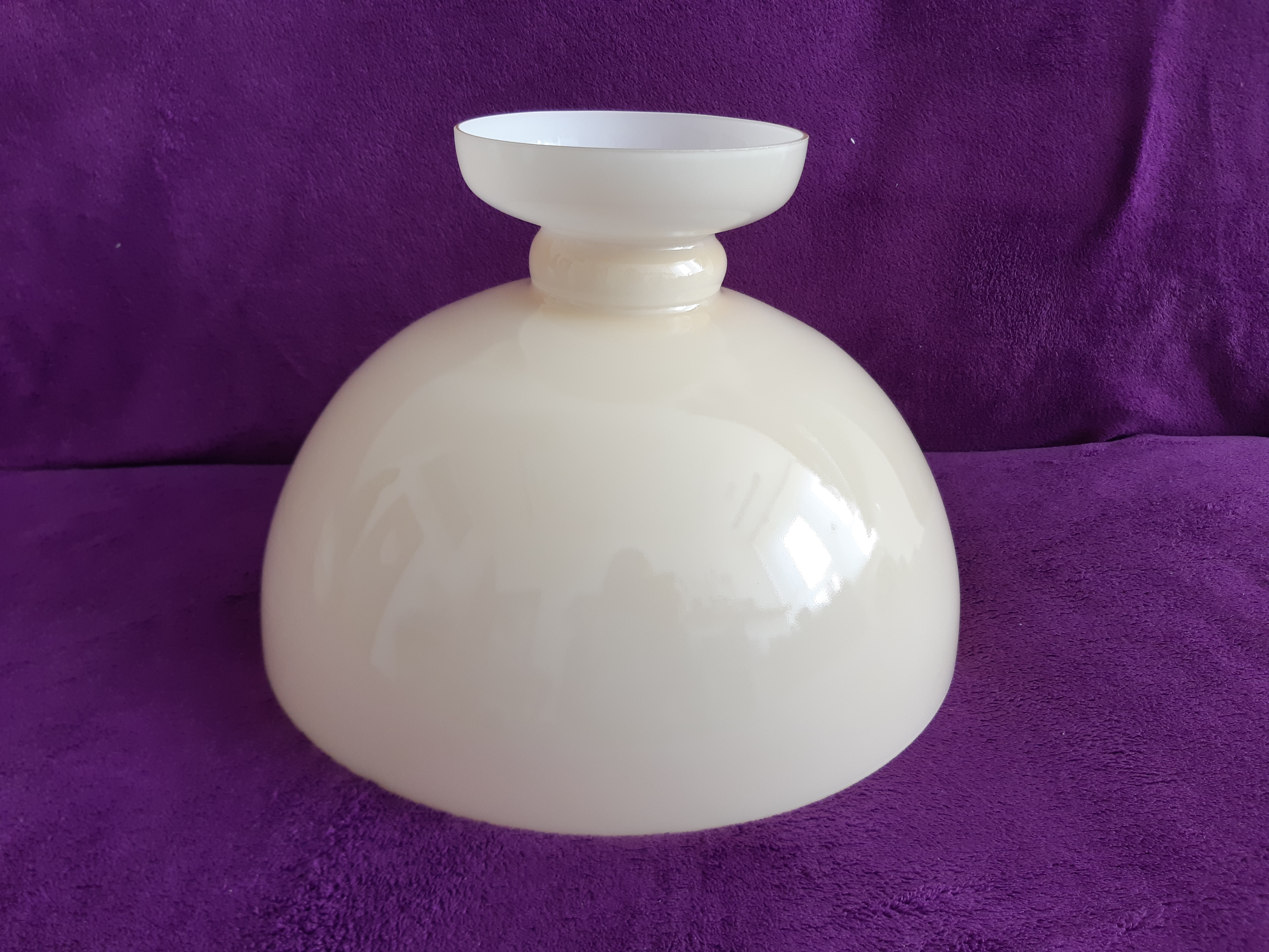 Náhradné tienidlo priemer 34,5cm petrolejkové béžové