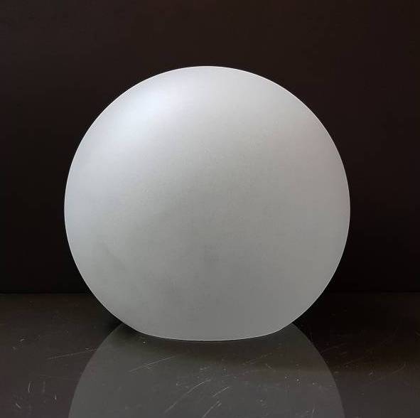 Náhradné tienidlo guľka priemer 18cm, montážny otvor: 10cm matná biela