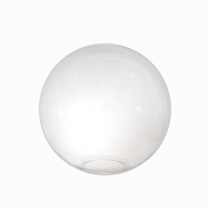 Náhradné tienidlo guľka priemer 25cm, montážny otvor: 8cm číra