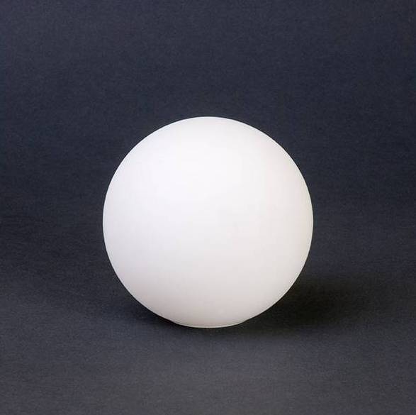 Náhradné tienidlo guľka priemer 25cm, montážny otvor: 8cm matná biela