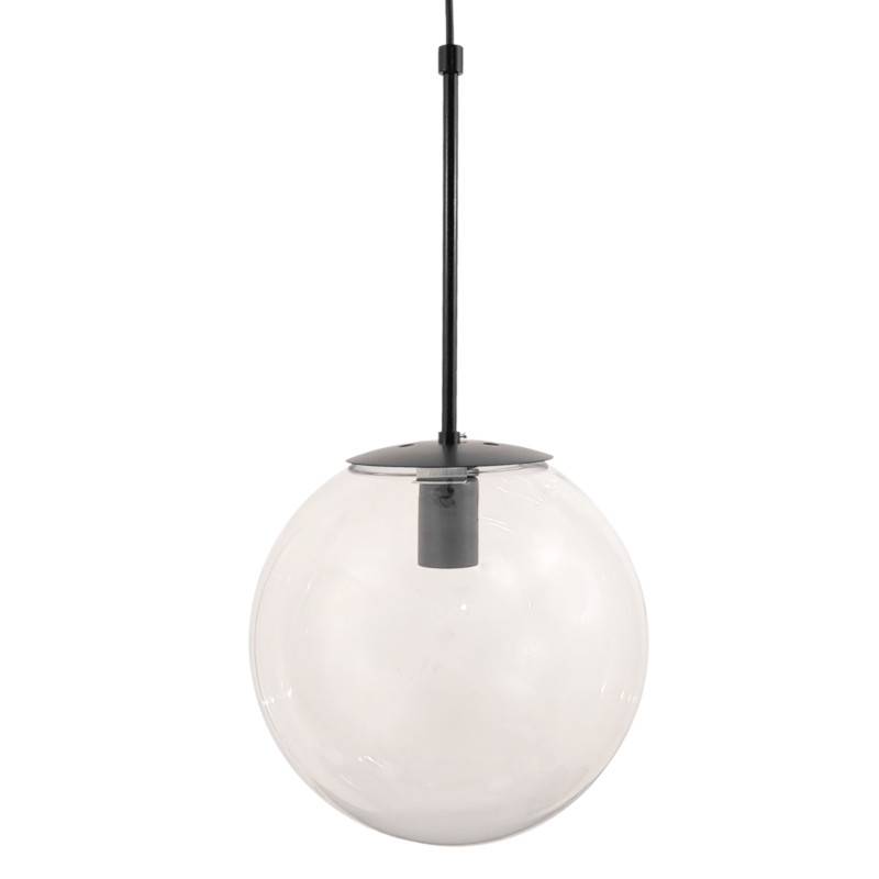 Náhradné tienidlo guľa priemer 25cm, montážny otvor: 10cm číra