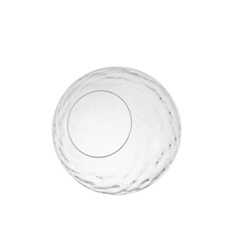 Náhradné tienidlo guľa priemer 25cm, montážny otvor: 10cm číra OPTYK