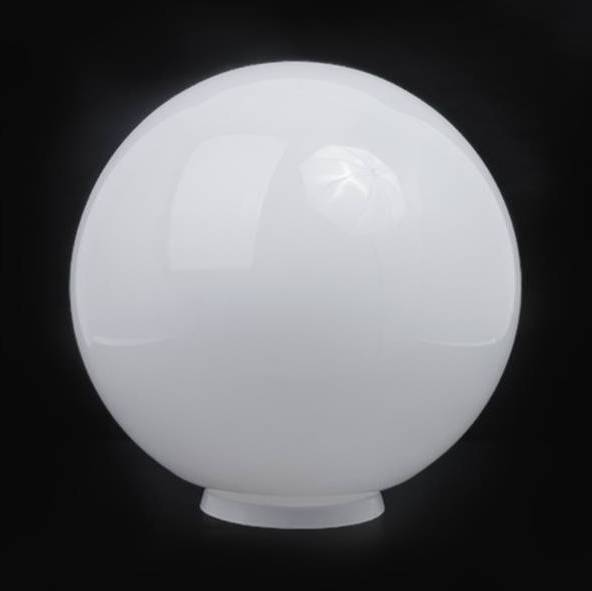 Náhradné tienidlo guľa priemer 35cm s hrdlom montážny otvor: 15cm lesklá biela