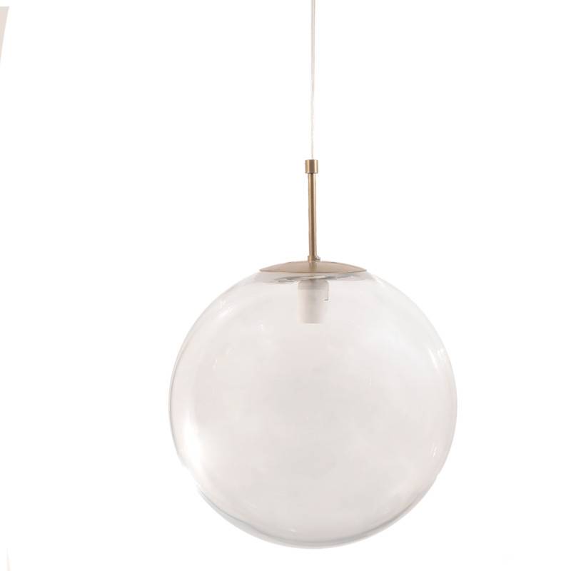 Náhradné tienidlo guľa priemer 35cm, montážny otvor: 10cm číra