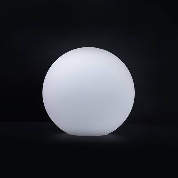 Náhradné tienidlo guľa priemer 35cm, montážny otvor: 15cm mrazová biela