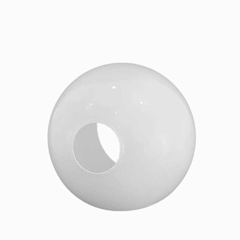 Náhradné tienidlo pre závit E27 (47mm) lesklé biele, priemer 16cm