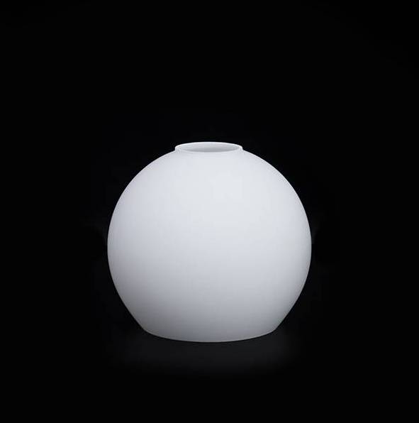 Náhradné tienidlo pre závit E27 (47mm) matné biele, priemer 16cm