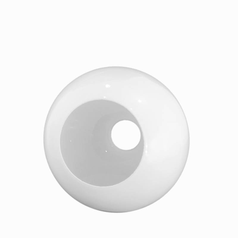 Náhradné tienidlo pre závit E27 (45mm), priemer 20cm lesklé biele