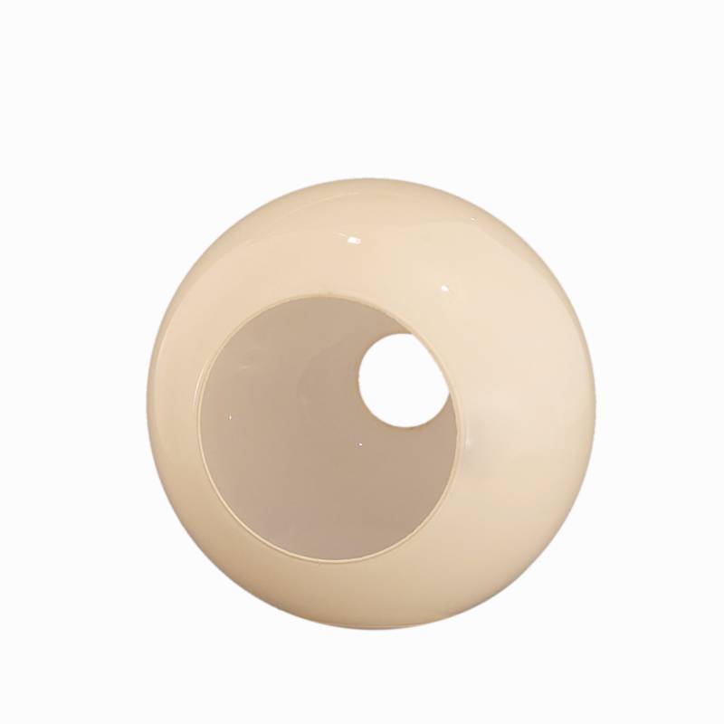 Náhradné tienidlo pre závit E27 (45mm), priemer 20cm lesklé béžové