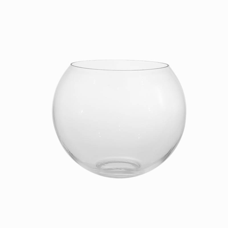 Sklenené tienidlo montážny otvor 45mm číre, priemer 14cm