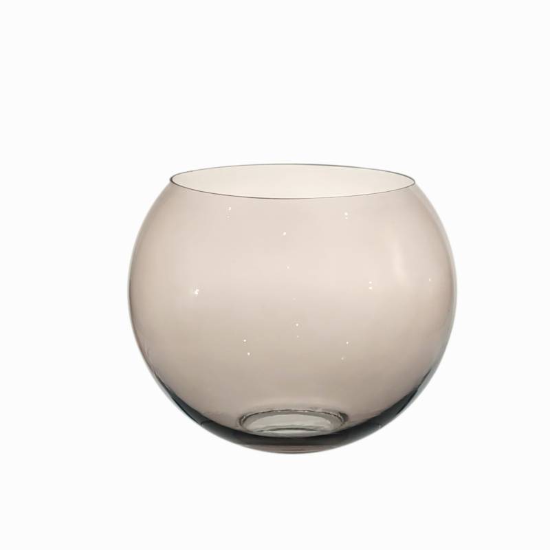 Sklenené tienidlo montážny otvor 45mm číre čierne, priemer 14cm