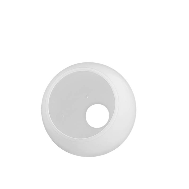 Náhradné tienidlo lesklé biele priemer: 9cm, montážny otvor 2,7cm