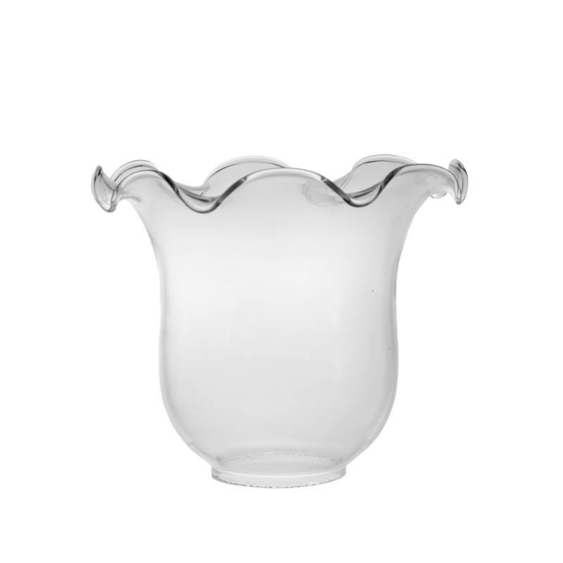 Náhradné tienidlo pre závit E27 (4,7cm) číre, priemer: 14,5cm