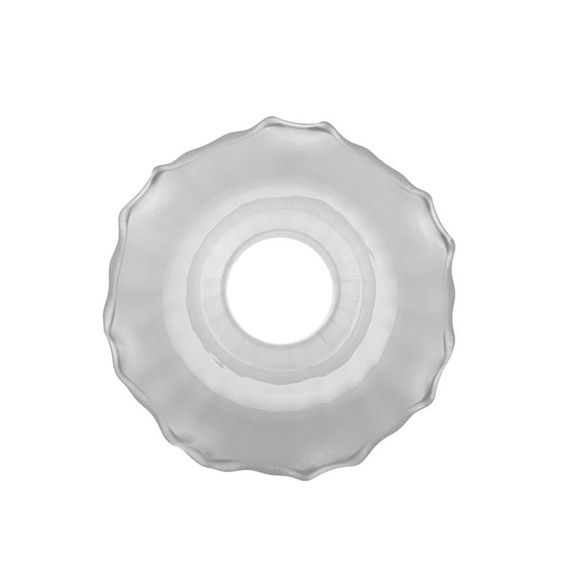 Náhradné tienidlo matné s hrdlom, priemer 12,3cm, montážny otvor: 5,6cm 