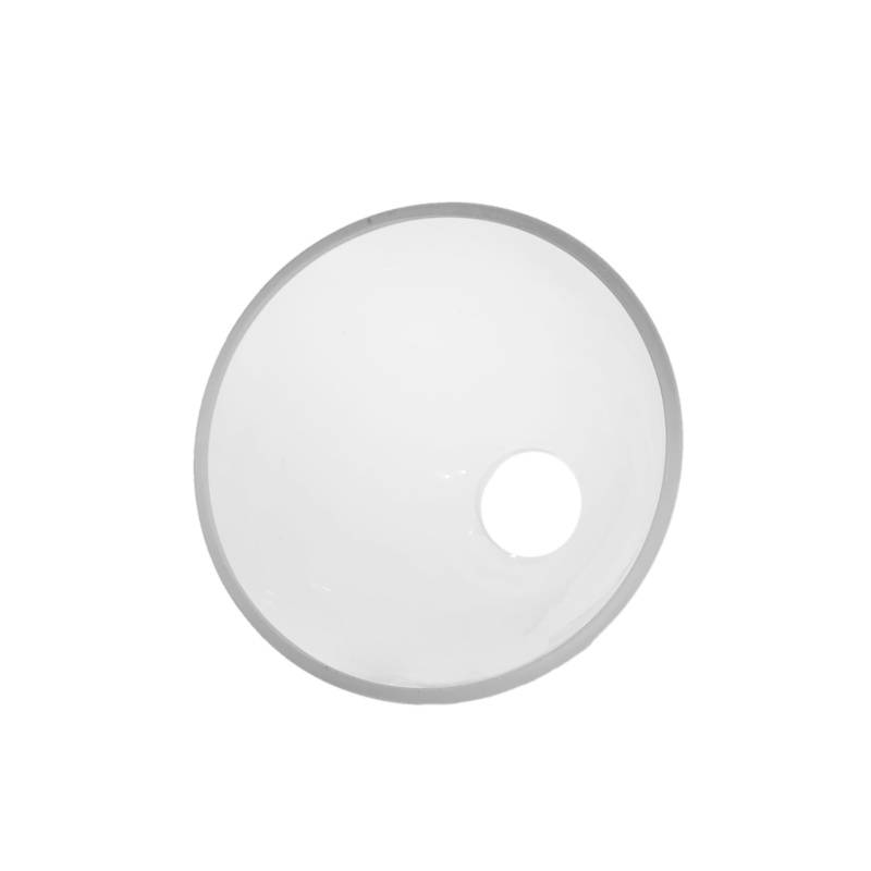 Náhradné tienidlo číre priemer: 9cm, montážny otvor 2,4cm