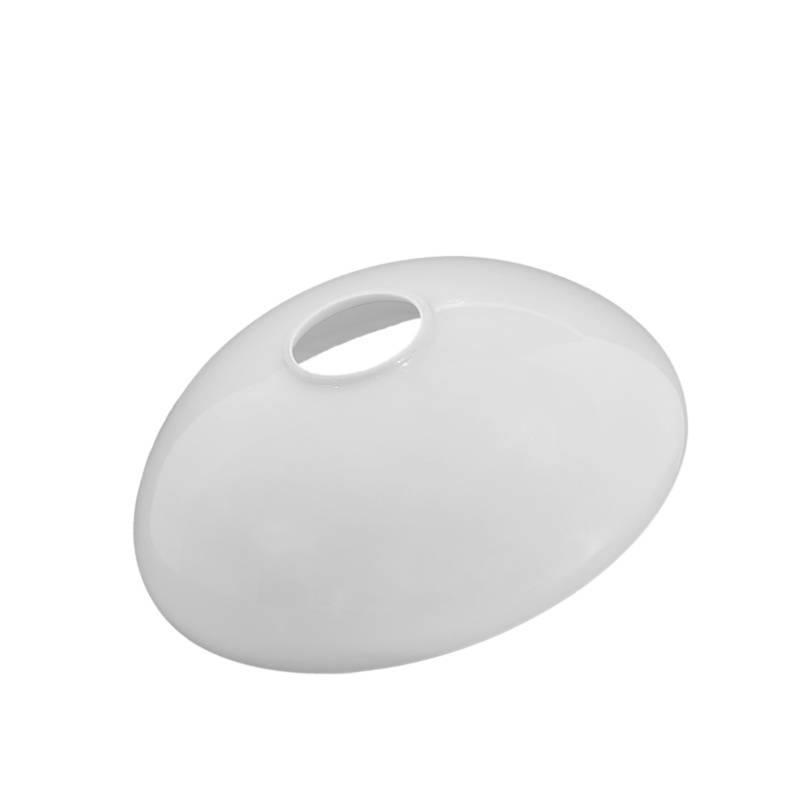 Náhradné tienidlo pre závit E27 (4,5cm) lesklé biele, priemer: 20cm