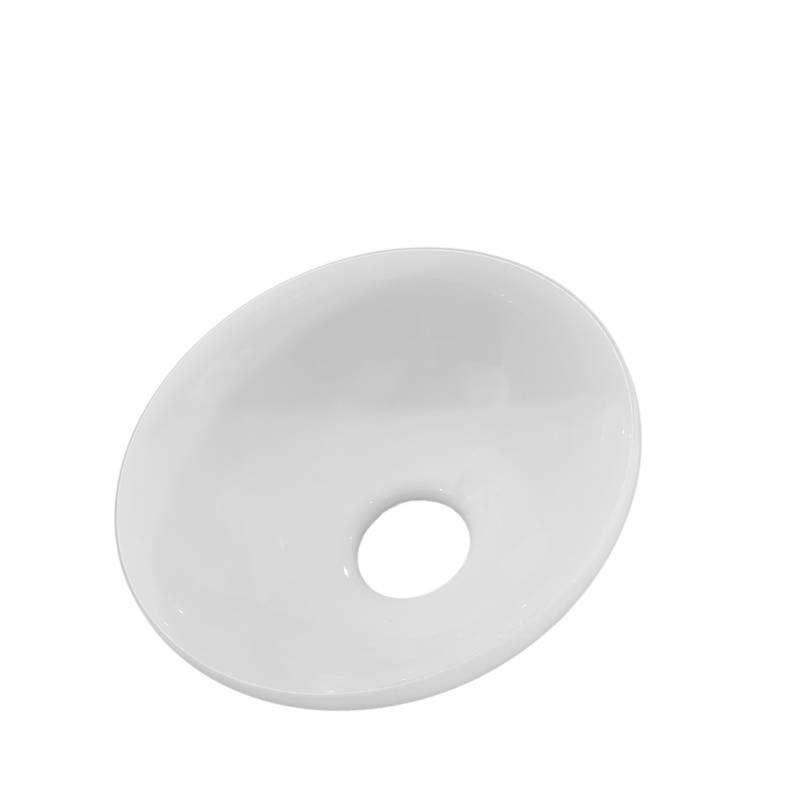 Náhradné tienidlo pre závit E27 (4,5cm) lesklé biele, priemer: 20cm