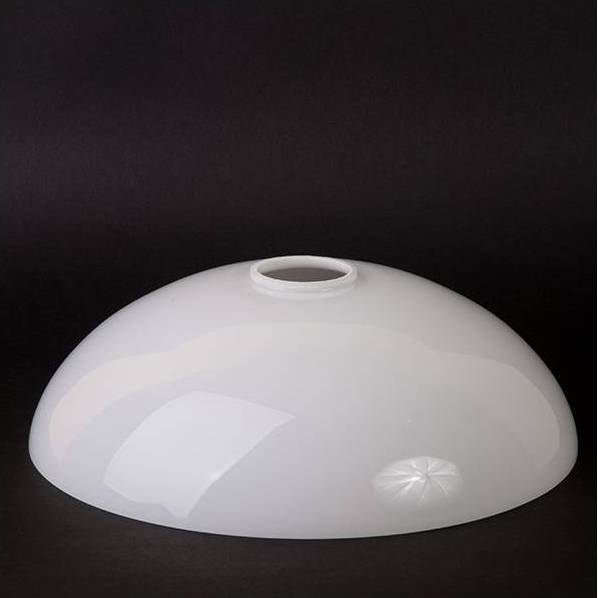 Náhradné tienidlo pre závit E27 (4,2cm) lesklé biele, priemer: 25cm