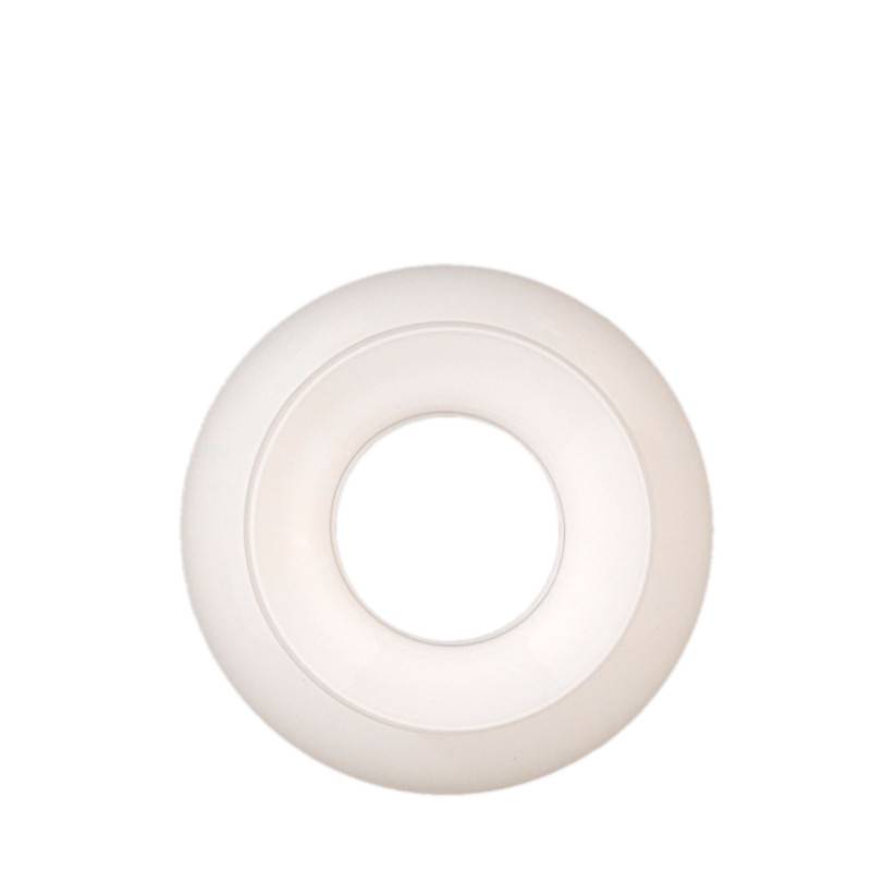 Sklenené tienidlo priemer 10cm petrolejkové biele