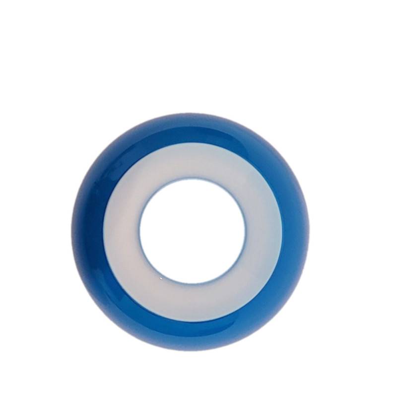 Sklenené tienidlo priemer 10cm petrolejkové tmavo modré