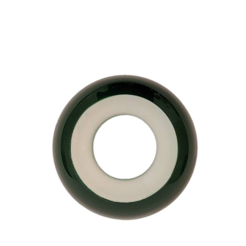 Sklenené tienidlo priemer 10cm petrolejkové zelené