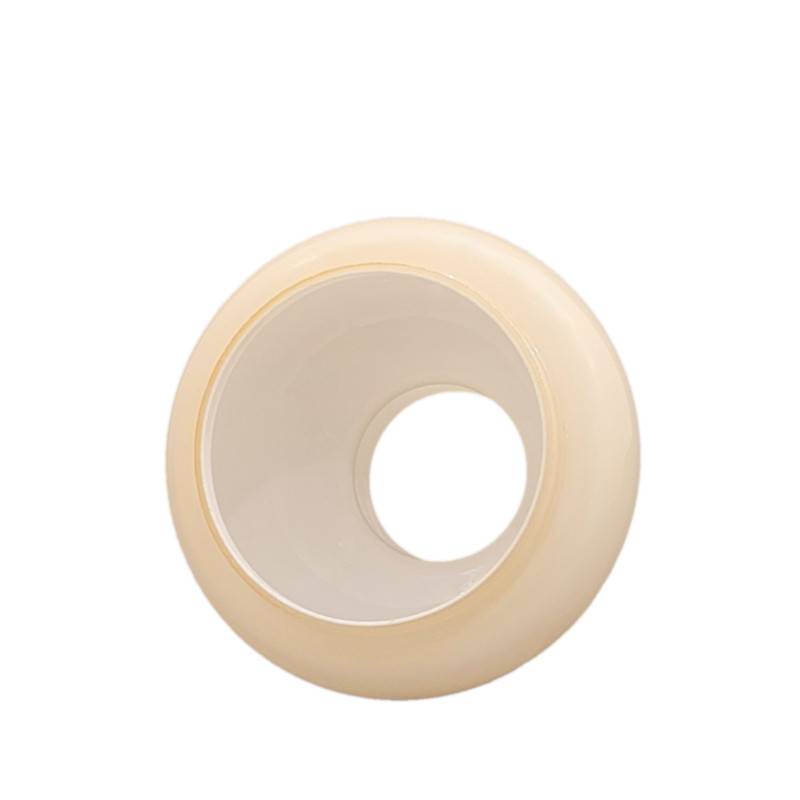 Sklenené tienidlo priemer 10cm petrolejkové béžové