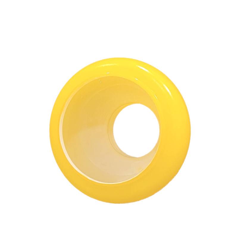 Sklenené tienidlo priemer 10cm petrolejkové žlté