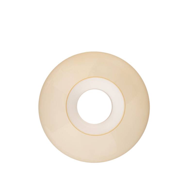 Náhradné tienidlo priemer 23cm petrolejkové béžové lesklé