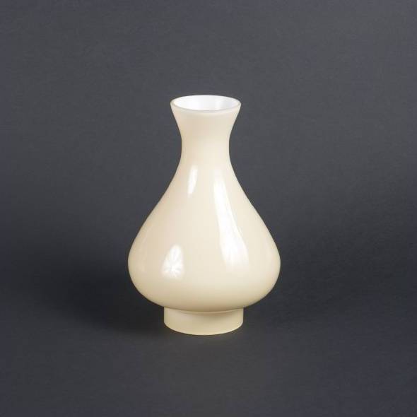 Náhradné tienidlo priemer 7cm petrolejkové vnútorné lesklé opálové biele