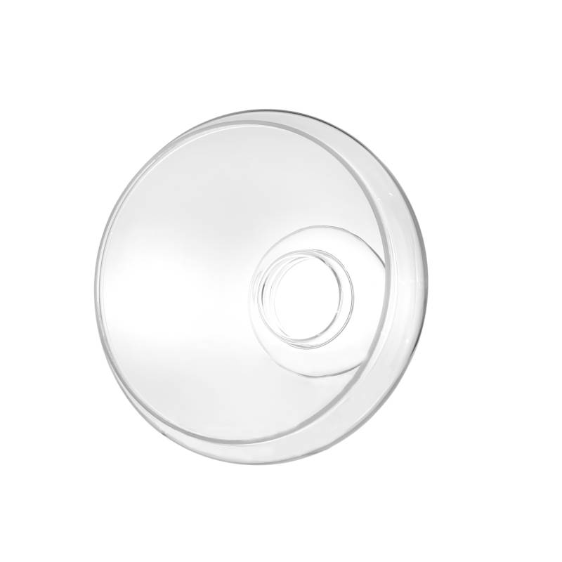 Náhradné tienidlo priemer 18,6cm petrolejkové číre