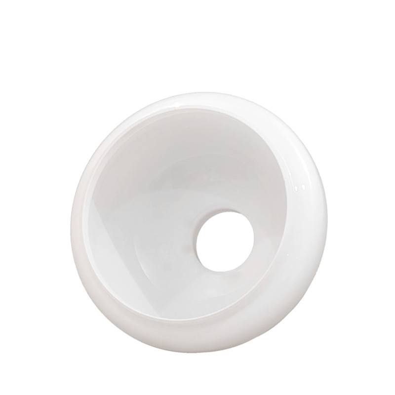 Náhradné tienidlo priemer 15cm petrolejkové biele opálové