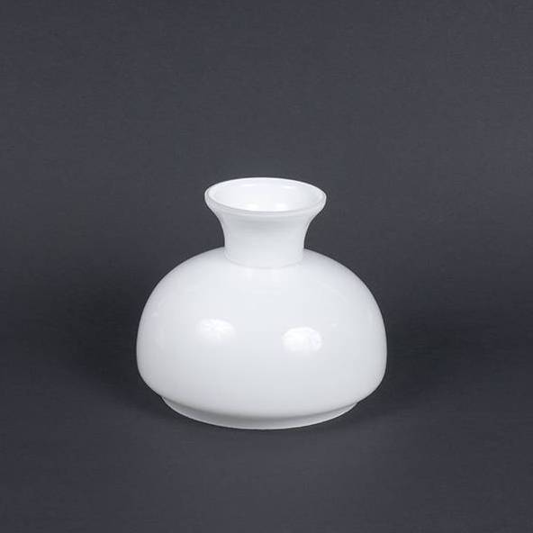 Náhradné tienidlo priemer 15cm petrolejkové biele opálové