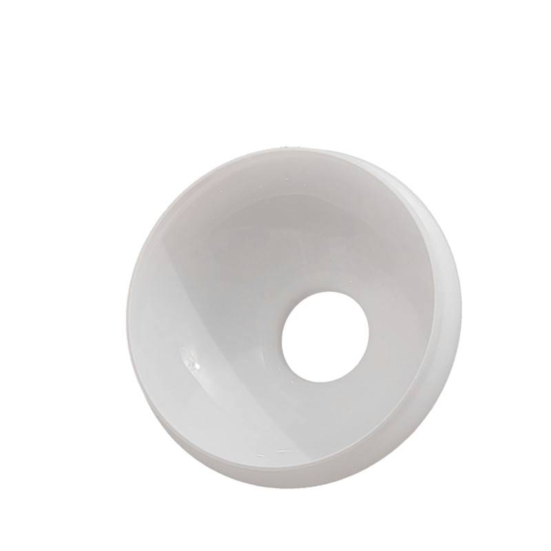 Náhradné tienidlo priemer 18,5cm petrolejkové biele opálové