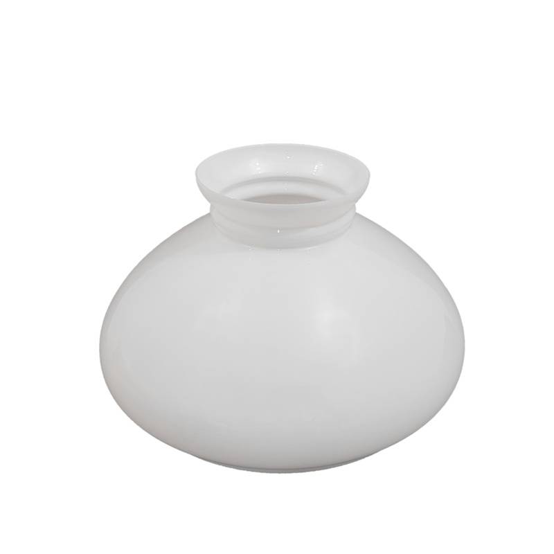 Náhradné tienidlo priemer 24,4cm petrolejkové biele opálové