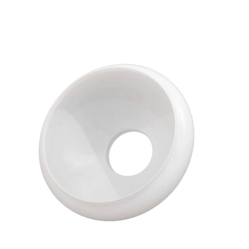 Náhradné tienidlo priemer 24,4cm petrolejkové biele opálové