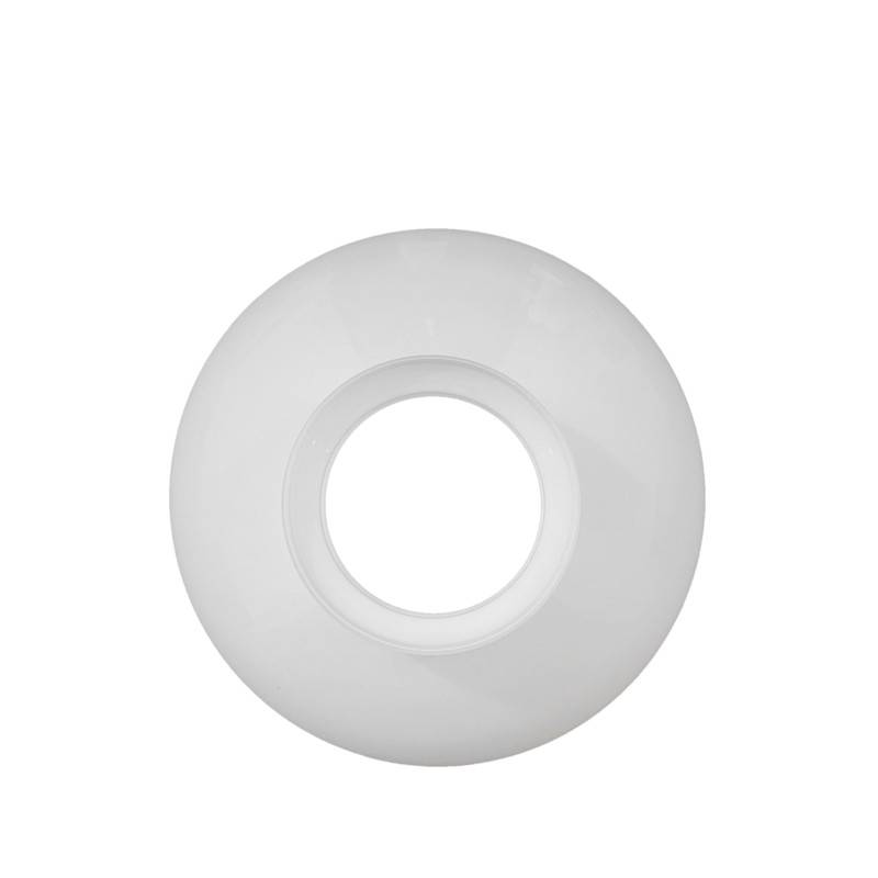 Náhradné tienidlo priemer 24,4cm petrolejkové biele opálové