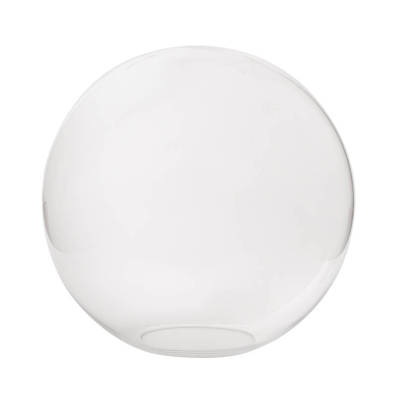 Náhradné tienidlo guľa priemer 40cm, montážny otvor: 15cm číra