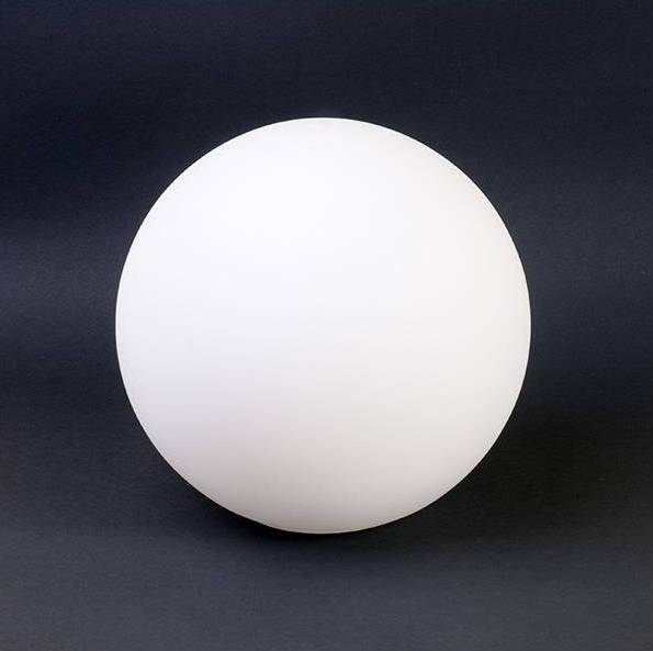 Náhradné tienidlo guľa priemer 40cm, montážny otvor: 15cm matná biela