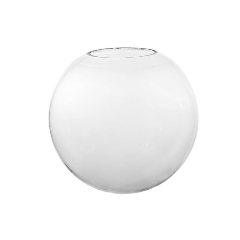 Náhradné tienidlo guľka priemer 10,6cm, montážny otvor: 4,5cm číra