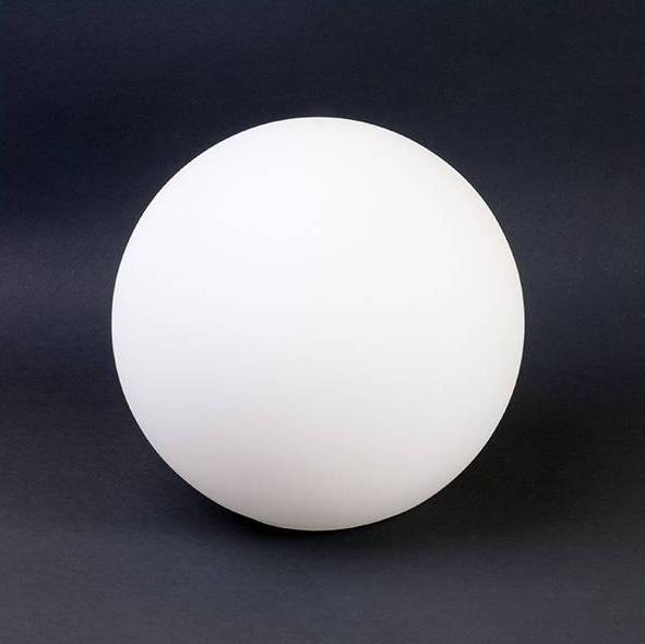 Náhradné tienidlo guľa priemer 50cm, montážny otvor: 15cm matná biela