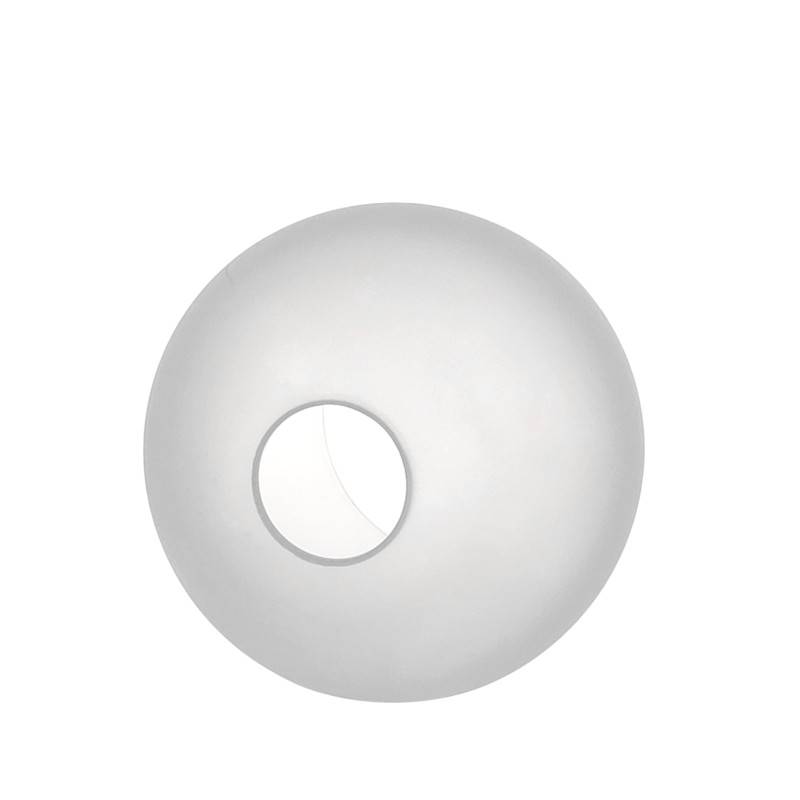 Náhradné tienidlo pre závit E27 (46mm) matné biele, priemer 16cm