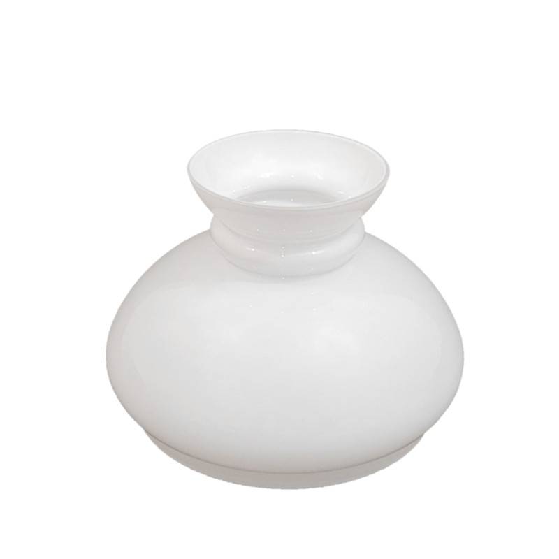 Náhradné tienidlo priemer 14,1cm petrolejkové biele opálové