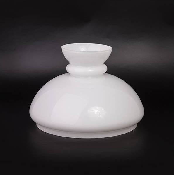 Náhradné tienidlo priemer 24,2cm petrolejkové biele opálové