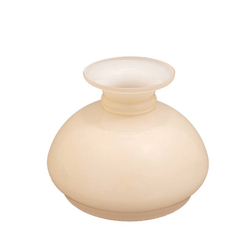 Náhradné tienidlo priemer 12,4cm petrolejkové béžové opálové