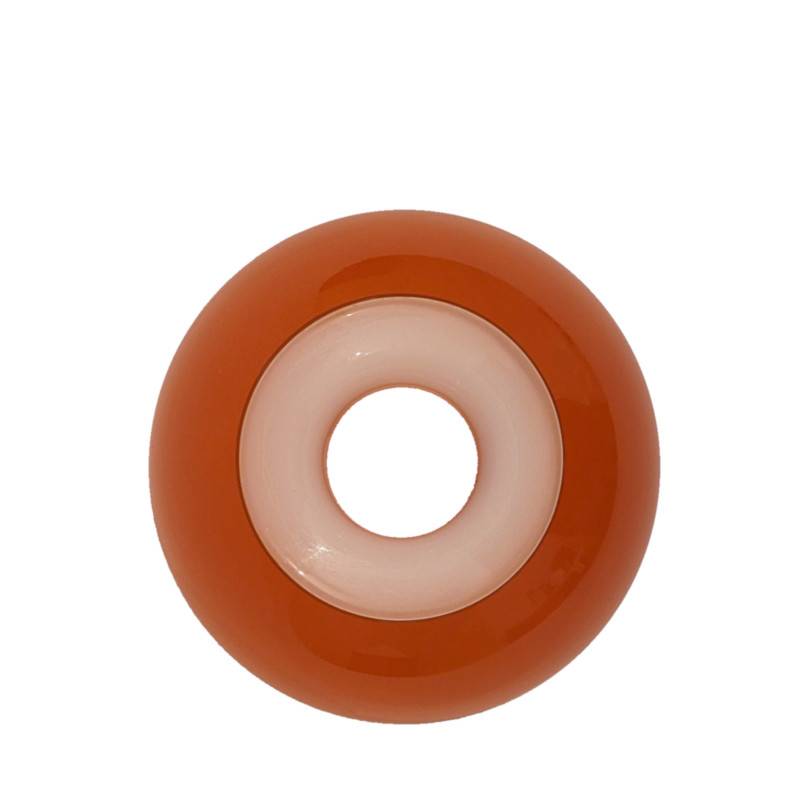 Náhradné tienidlo priemer 15,4cm petrolejkové oranžové