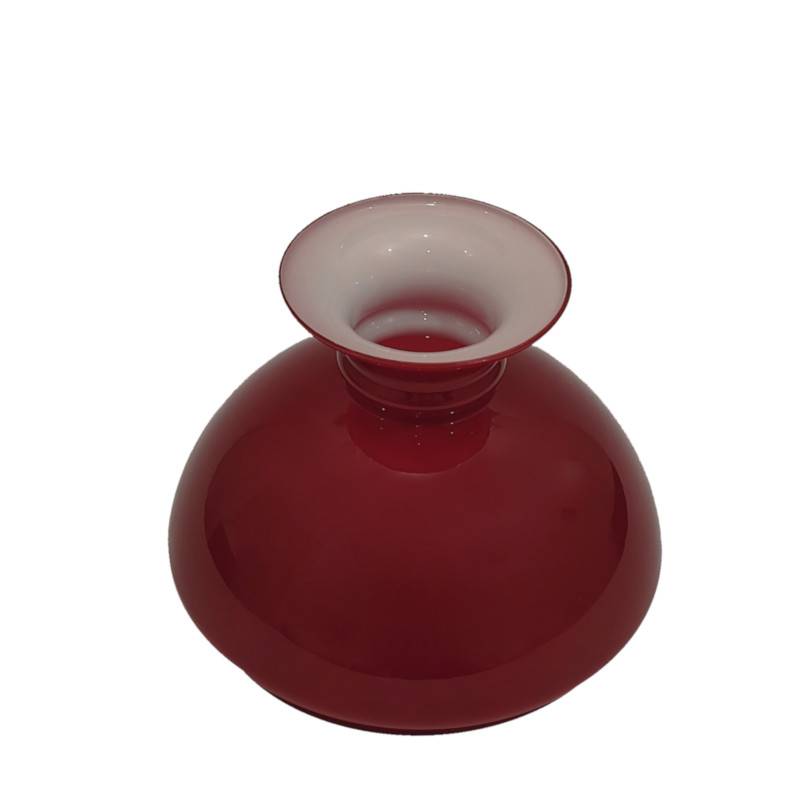 Náhradné tienidlo priemer 15,4cm petrolejkové červené