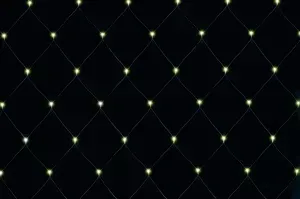 Vonkajšia svietiaca sieť 240LED teplá biela 3x3m
