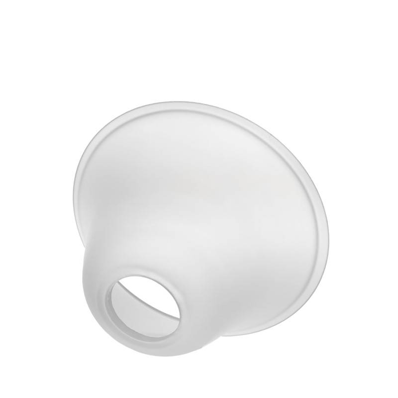 Náhradné tienidlo pre závit E27 (4,2cm) matné biele priesvitné, priemer: 17cm